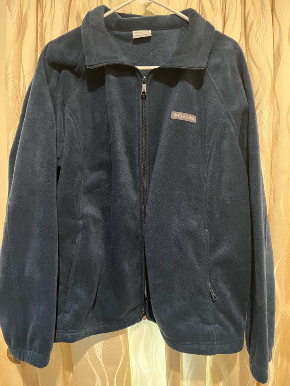 Columbia Dark Navy Full-Zip Fleece Jacket